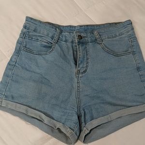 Denim shorts